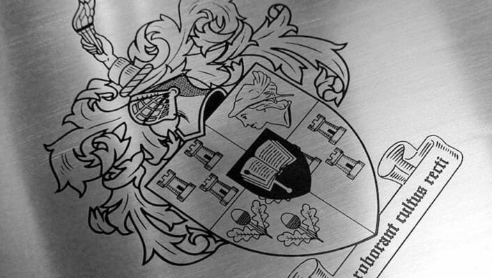 Лазерная гравировка металла